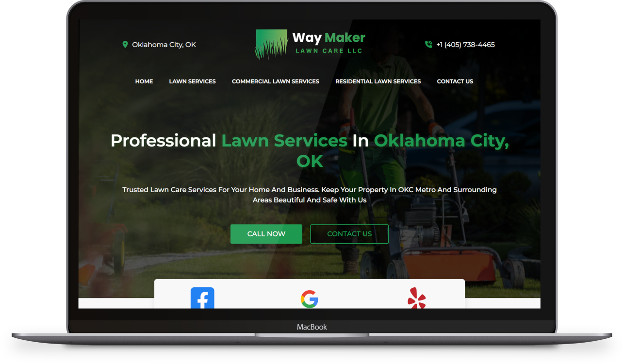 Websites for Lawn Care, Landscaping Businesses