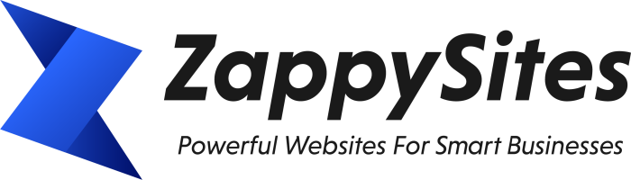 ZappySites websites for Smart businesses.